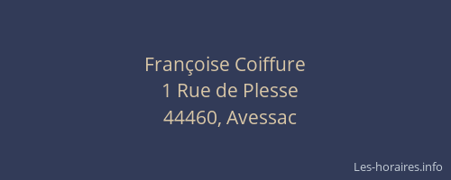 Françoise Coiffure