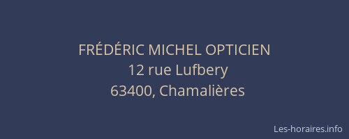 FRÉDÉRIC MICHEL OPTICIEN