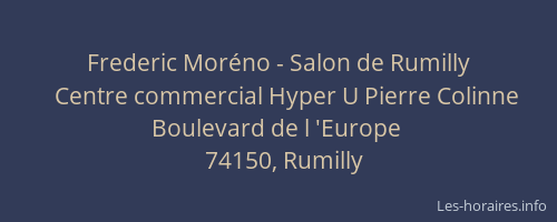 Frederic Moréno - Salon de Rumilly