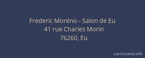 Frederic Moréno - Salon de Eu