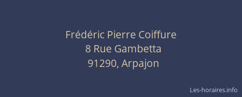 Frédéric Pierre Coiffure