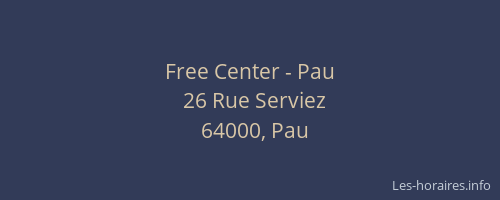 Free Center - Pau
