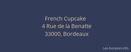 French Cupcake