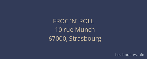 FROC 'N' ROLL