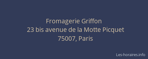 Fromagerie Griffon