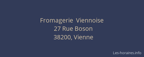 Fromagerie  Viennoise