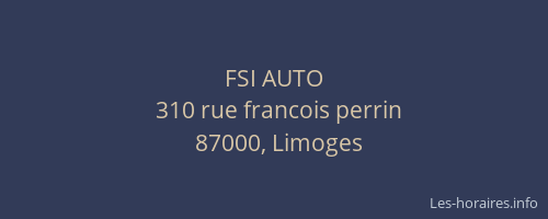 FSI AUTO