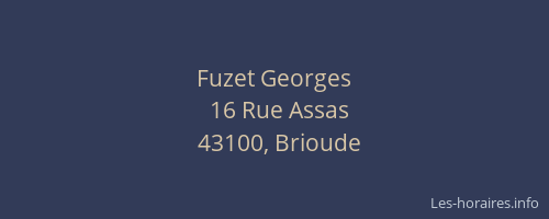 Fuzet Georges