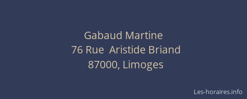 Gabaud Martine
