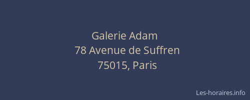 Galerie Adam