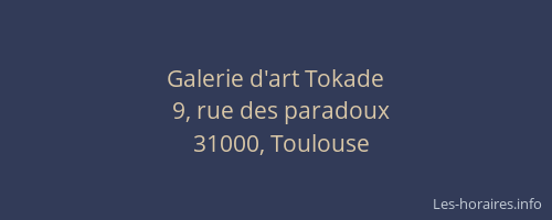 Galerie d'art Tokade