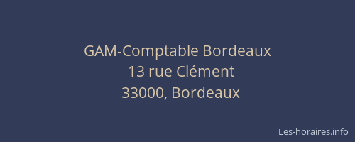 GAM-Comptable Bordeaux