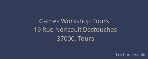 Games Workshop Tours