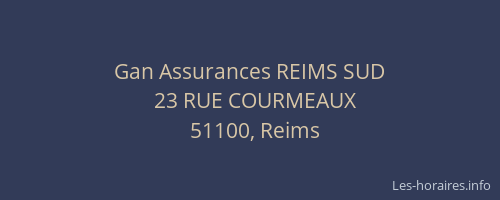 Gan Assurances REIMS SUD