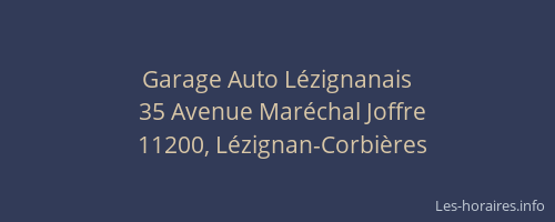 Garage Auto Lézignanais