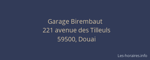 Garage Birembaut