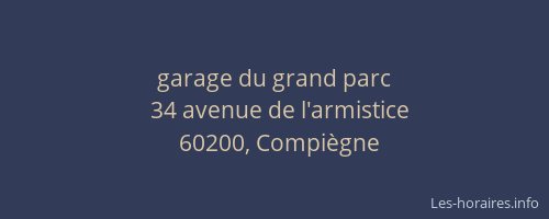 garage du grand parc