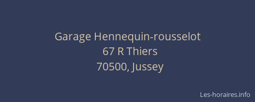 Garage Hennequin-rousselot