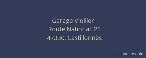Garage Viollier
