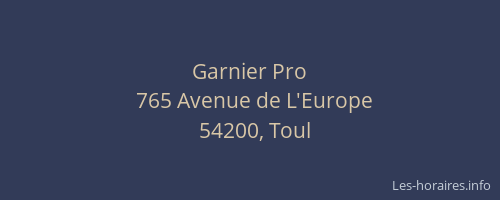 Garnier Pro
