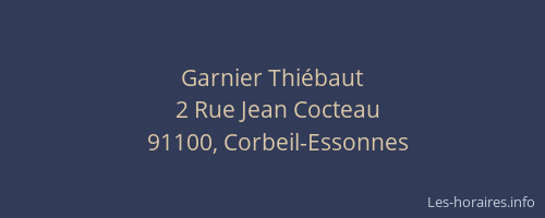 Garnier Thiébaut