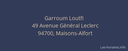 Garroum Loutfi