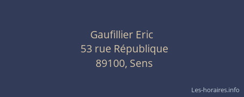 Gaufillier Eric
