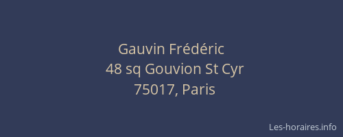 Gauvin Frédéric
