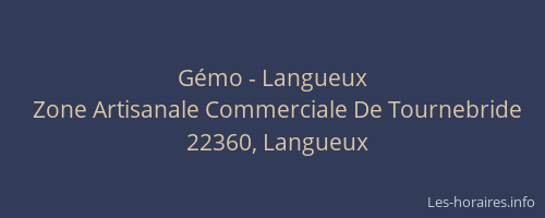 Gémo - Langueux