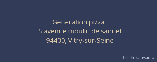 Génération pizza