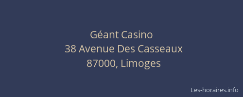 Géant Casino