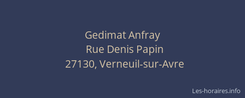 Gedimat Anfray