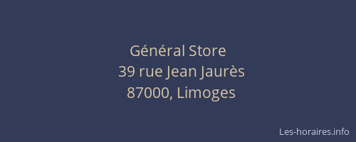 Général Store