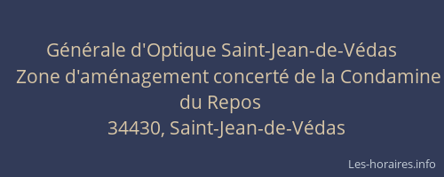 Générale d'Optique Saint-Jean-de-Védas