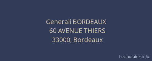 Generali BORDEAUX