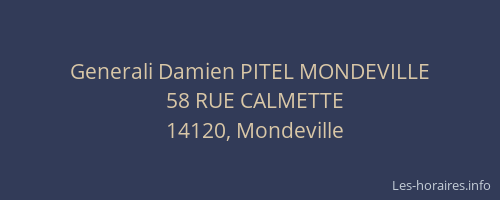 Generali Damien PITEL MONDEVILLE