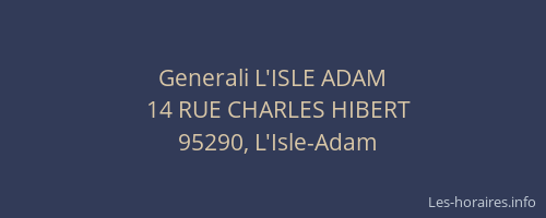 Generali L'ISLE ADAM