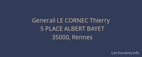 Generali LE CORNEC Thierry