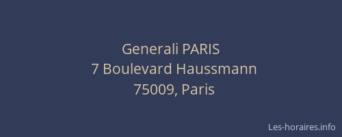 Generali PARIS