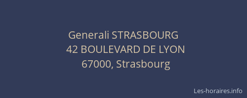 Generali STRASBOURG