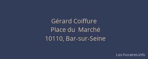 Gérard Coiffure