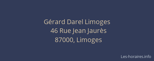 Gérard Darel Limoges