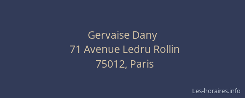 Gervaise Dany