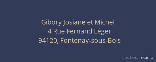 Gibory Josiane et Michel