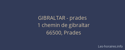 GIBRALTAR - prades