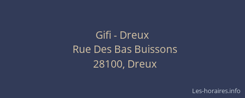 Gifi - Dreux