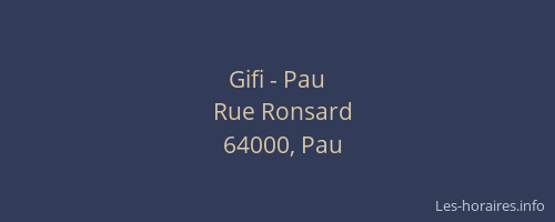 Gifi - Pau