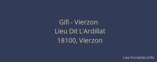 Gifi - Vierzon