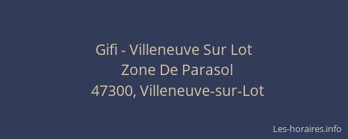 Gifi - Villeneuve Sur Lot