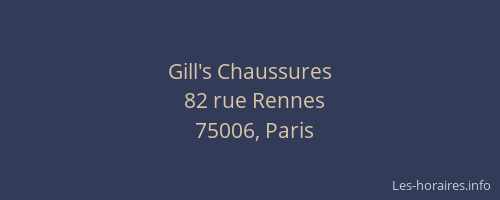 Gill's Chaussures
